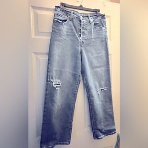 Women’s Levi’s Ribcage Straight Ankle Jeans